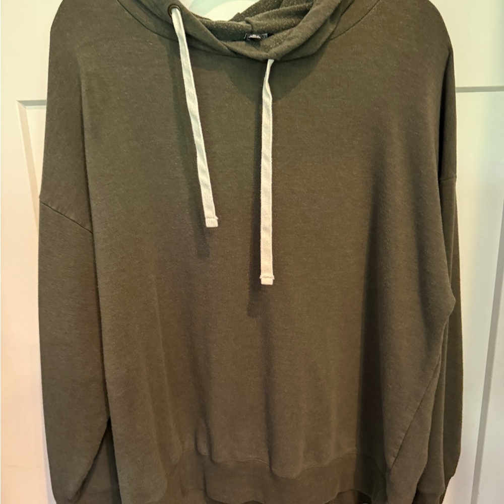 Buffalo David Bitton Olive Cowl Neck Sweater